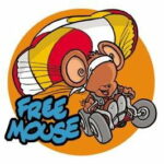 Logo free mouse. Cette association propose du parapente aux personnes en situation de handicap.